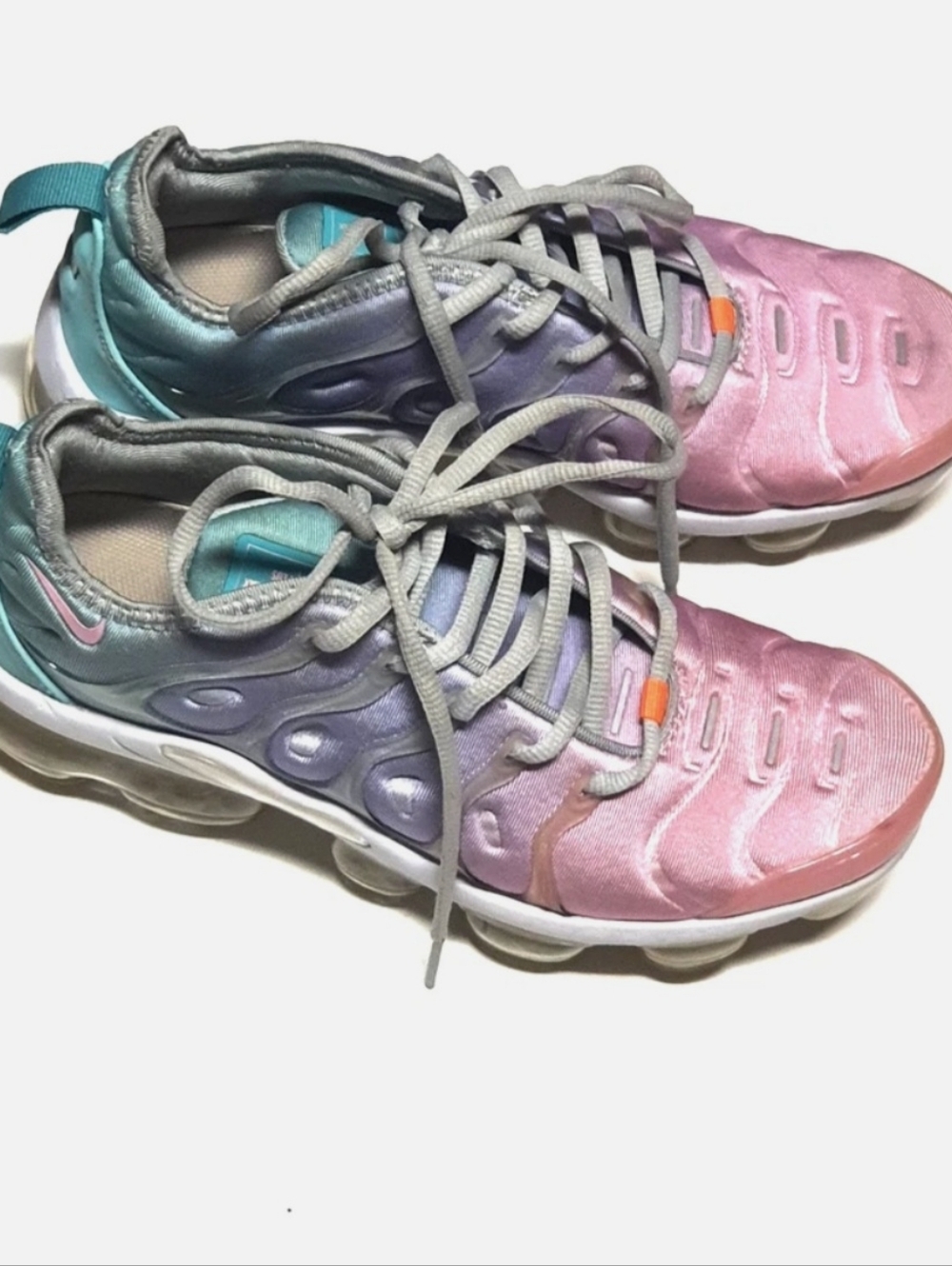 Nike Air Vapormax Plus Pastel Athletic Shoes Women's 6.5 Pink Purple Low - MINT